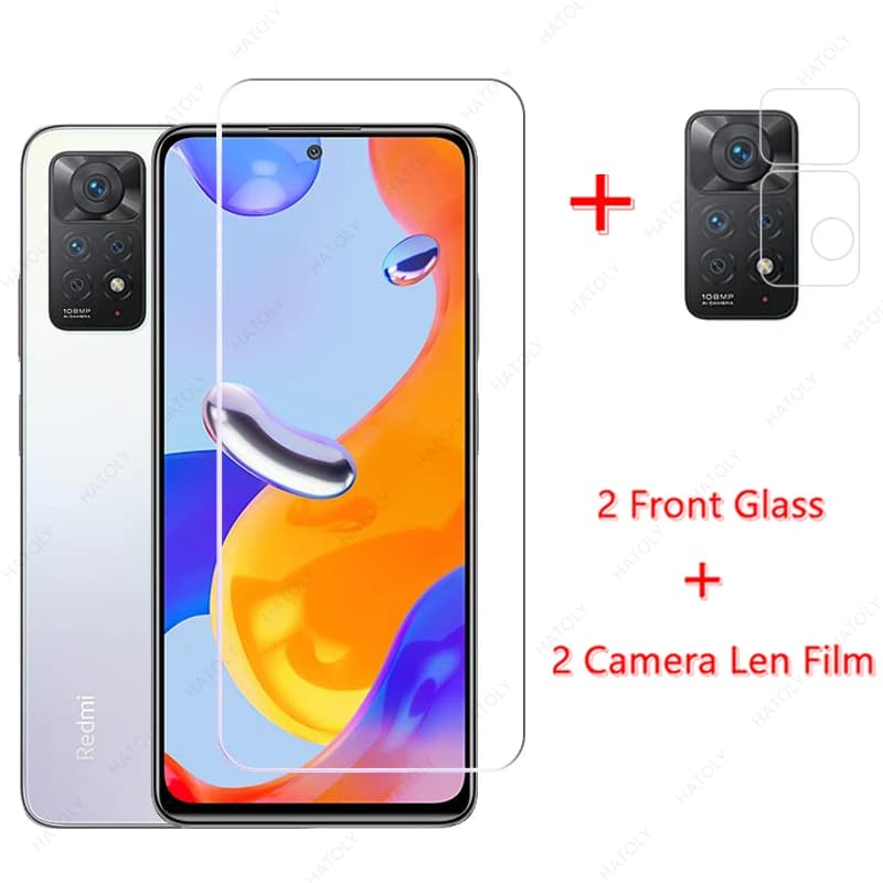 Per Xiaomi Redmi Note 11 Pro vetro per Xiaomi Redmi Note 11 Pro 5G 11S 10 10s 9S 9T 8 pellicola proteggi schermo in vetro temperato