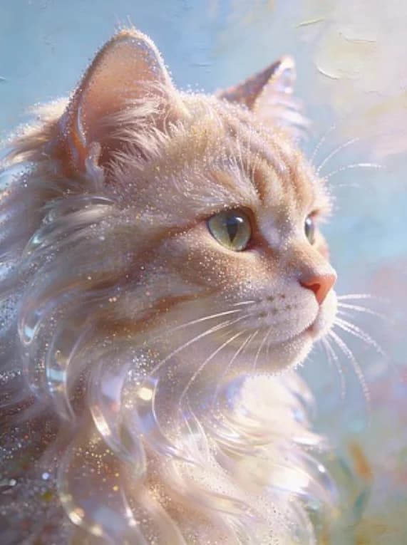 Animal Portrait Jigsaw Puzzle 500-2000pcs Sparkly Cat & Dog Lion Pattern Oil Painting Theme Game Gift for Adults Home Decor