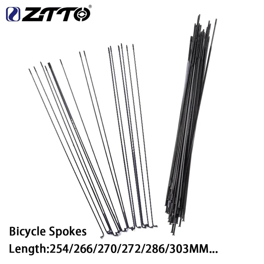 ZTTO DR390 BOOST Raggi per Riparazione Ruote Bici P3 M1/2 R1S, Raggi J-bend Rotondi 2.0mm, Straightpull Aero 1.4-2.3mm