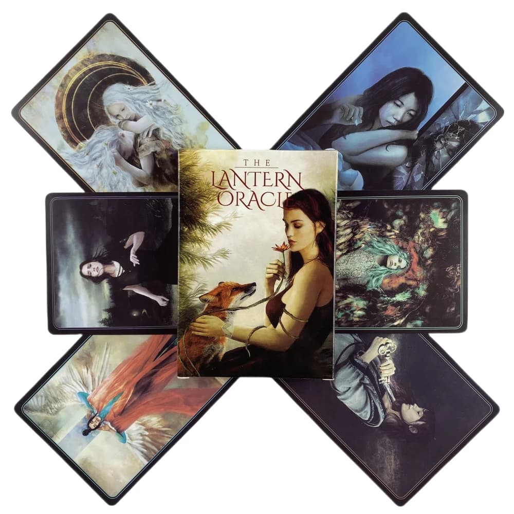 The Lantern Oracle Cards For Fate Divination Gioco da tavolo Tarocchi e una varietà di opzioni di tarocchi per giochi di società in famiglia