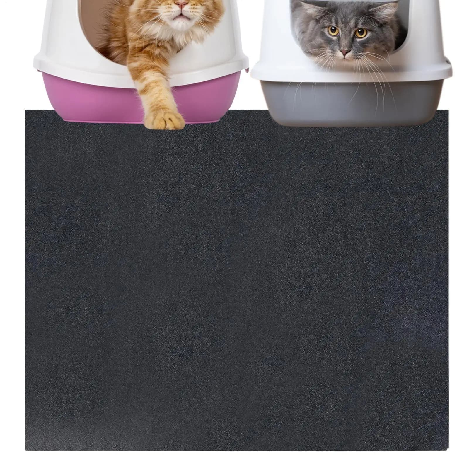 Tappetino per lettiera per gattini Tappetino per lettiera per gatti Tappetino per intrappolare Controllo dispersi Assorbimento rapido Tappetino per gatti Controllo degli odori dei rifiuti per animali domestici