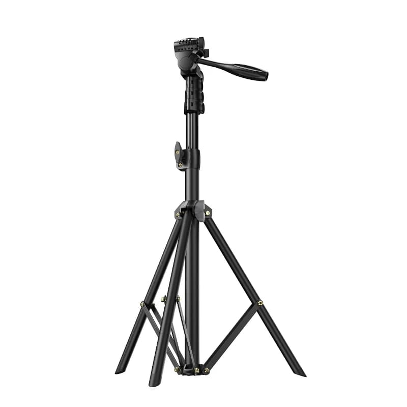 Trasmissione in diretta del telefono cellulare all'aperto con scatto da viaggio con gimbal DSLR bastone selfie da pavimento professionale portatile Acquista almeno due