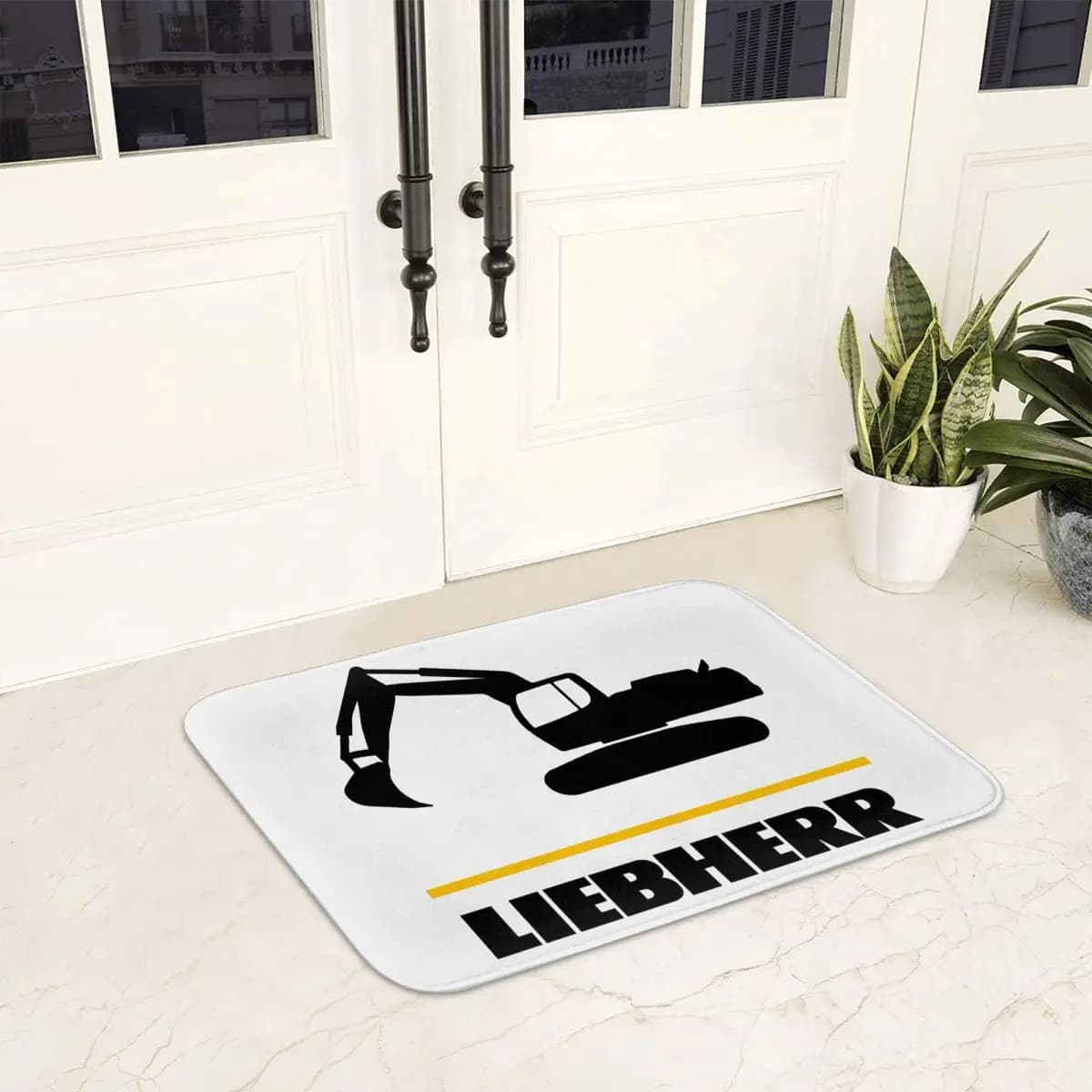 Liebherr Logo Zerbino antiscivolo Tappetino Raschiante con sabbia Tappeto per ingresso cucina Casa Bagno Soggiorno Tappetini