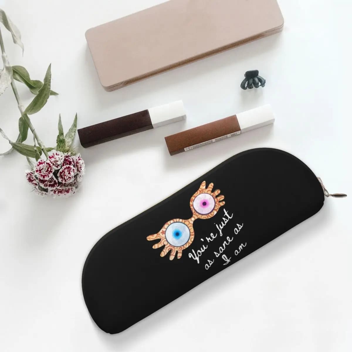 You_re Just As Sane As I Am Luna Lovegood Astuccio per matite Astuccio per matite Forniture per cancelleria Astuccio per penne Astuccio per matite per regali per bambini