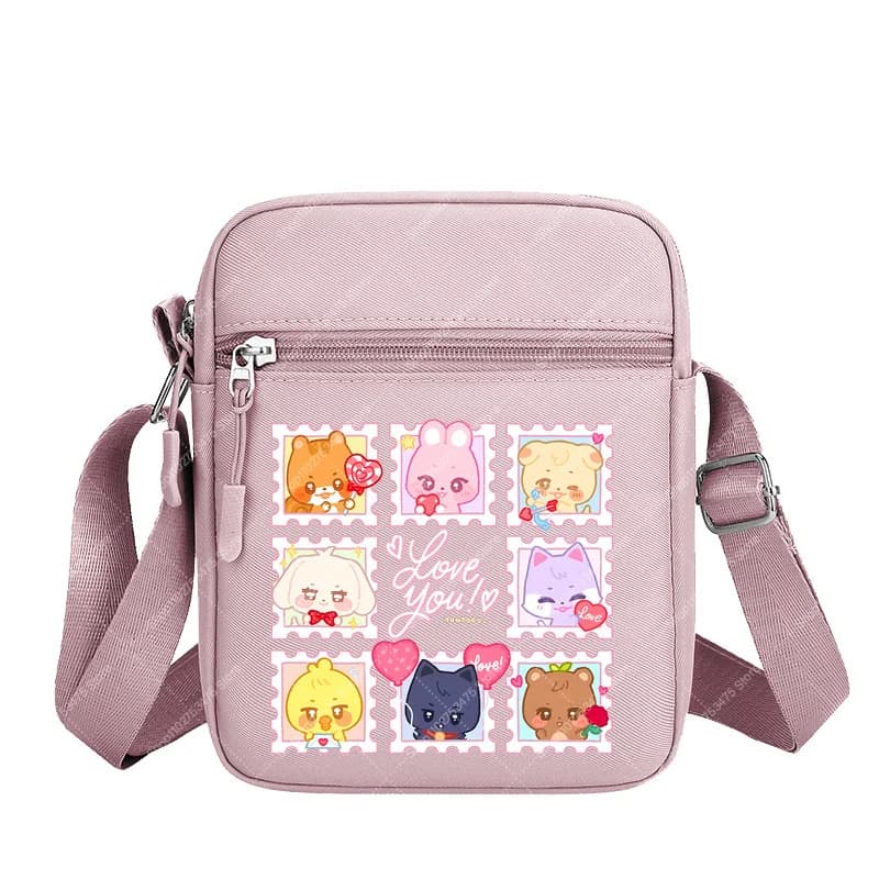 Women Anime Printed Phone Storage Pouch Accessories ATEEZS ANITEEZ‌S Cute Crossbody Bag Kpop Style Pattern Handbags Gift 2026