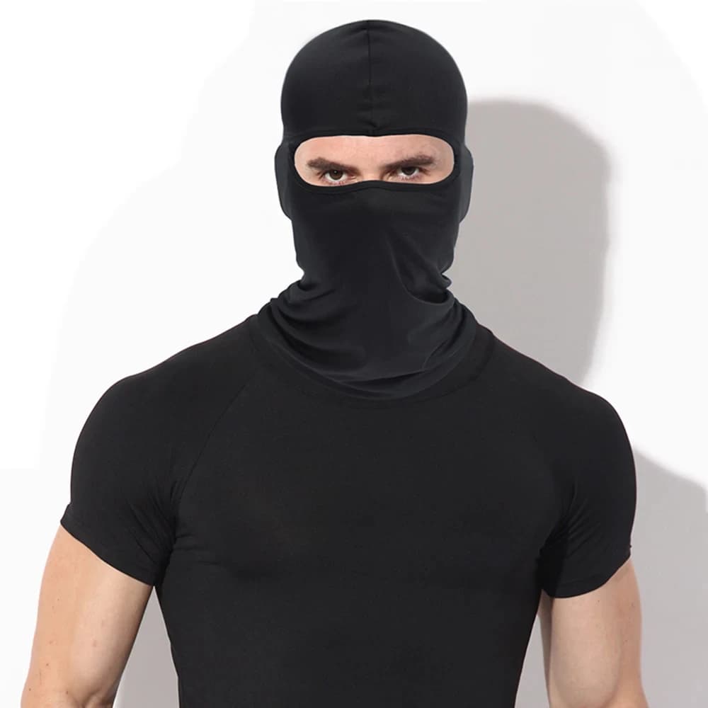 Maschera Solare per Ciclismo Outdoor UPF 50+ in Seta Ghiaccio, Balaclava Traspirante ad Asciugatura Rapida, Sottocasco Moto