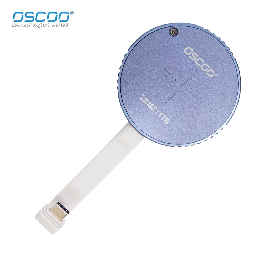OSCOO PSSD External SSD USB3.2 Gen2*1 Type C Magnetic & Portable SSD With PD 100W Fast Charging 10Gbps For Iphone 15 Pro/Pro Max