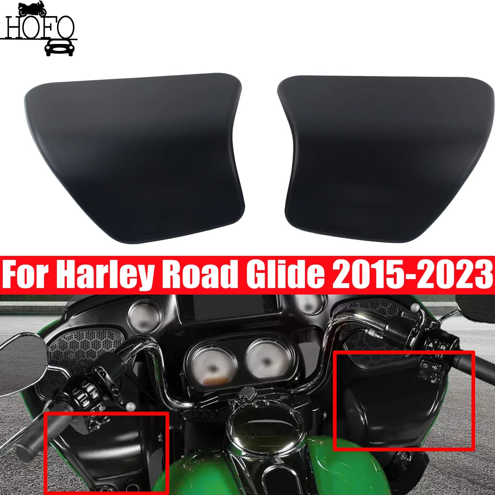 Per Harley Road Glide Ultra FLTRU 2015-2023 2022 2016 2017 2018 2019 2020 2021 Moto Carenatura Interna Guanti Box Porta Copertura