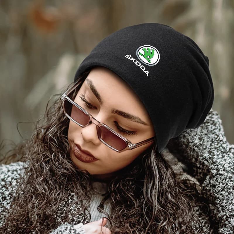 Car Logo Hat Thin Hat Autumn Spring Warm Cap Design Beanies Caps For Skoda S Kodiaq Octavia 2 3 Yeti Karoq Rapid Fabia VII A5