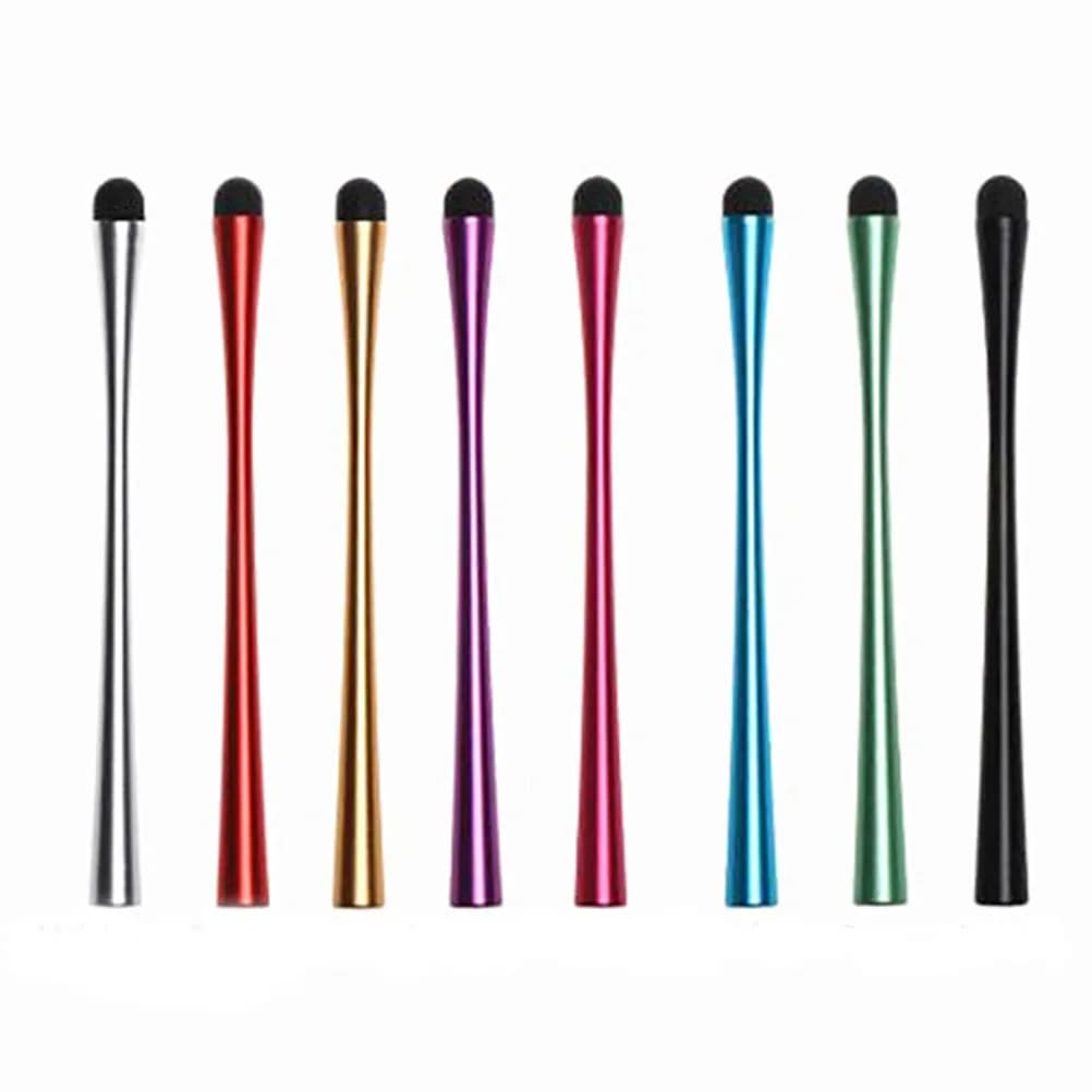 Set di 5 Penne Stilo Premium in Silicone e Lega, Sottili, per Tablet e Smartphone, Ideali per Disegno, Giochi, Appunti e Marcatura Email