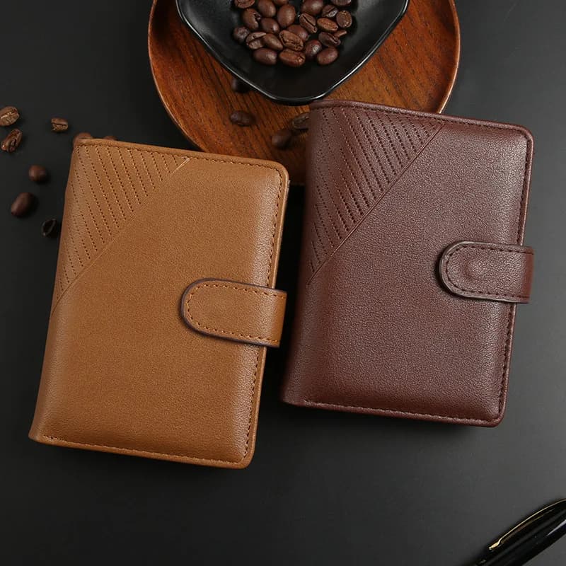 Portafoglio Retro Zero da Uomo, Porta Carte con Sconto del 30%, Portafoglio di Medie Dimensioni per Contanti