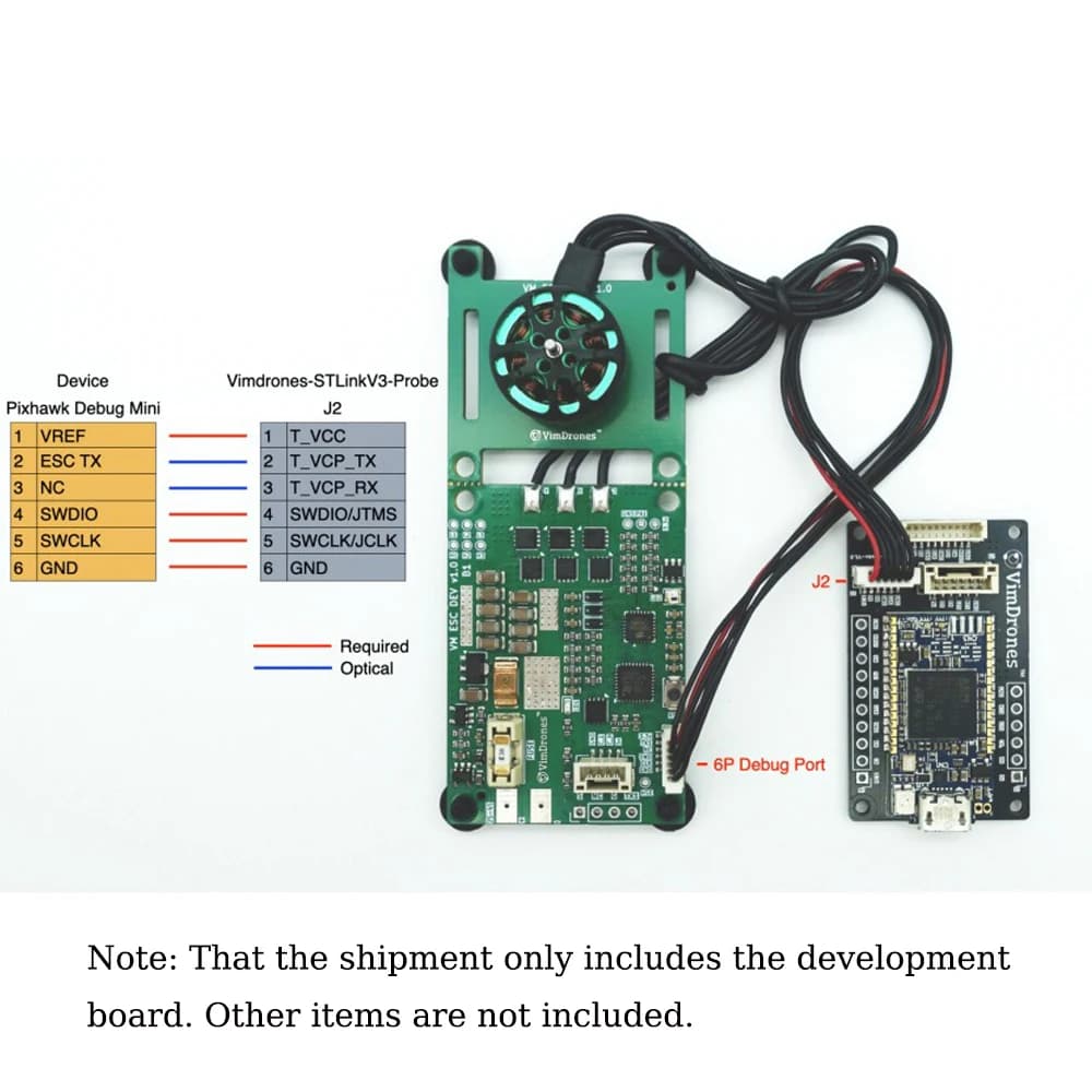 Drone Motor Drive Development Board Equipped 1404 4300KV Brushless Motor STM32 Chip CAN Bus Transceiver Voltage Current Sampling
