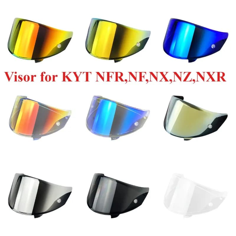 Helmet Visor for KYT NFR,NF,NX,NZ,NXR Helmet Visor Lens Shield Sunscreen Windshield Uv Protection
