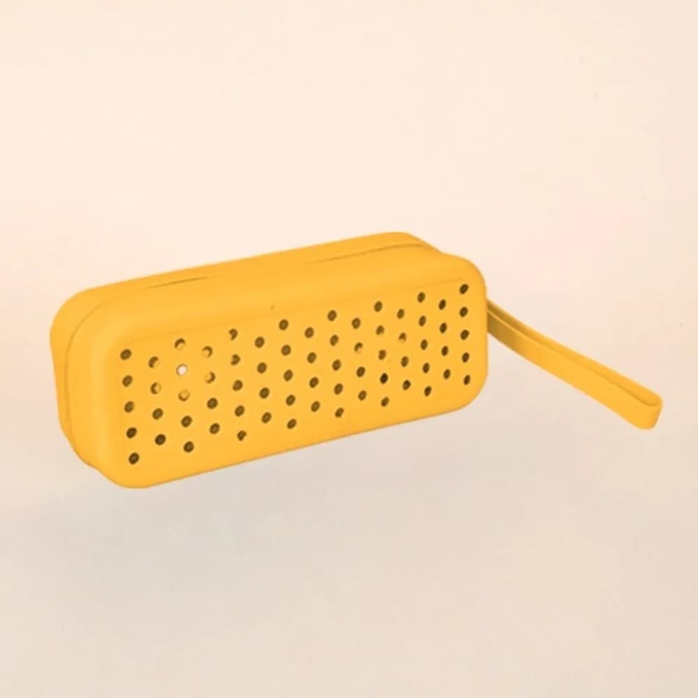 Silicone Portable Case for Swimming Eyelets, Perforated Breathable Bag for Glasses, Occhialini Storage Box, Travel Use