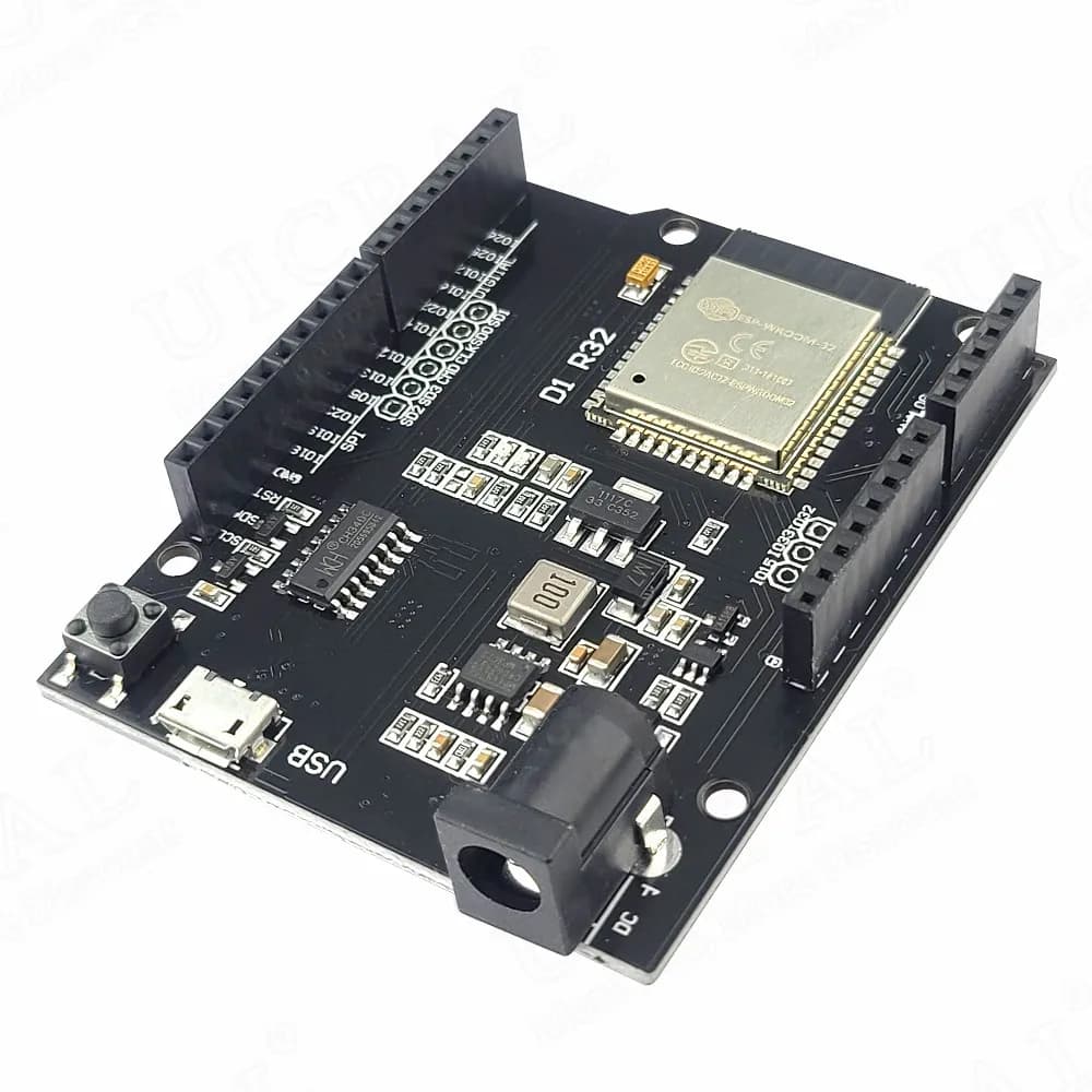Scheda di sviluppo D1 R32 ESP32 modulo Wifi BT 4MB Flash USB Micro 53MM * 68MM