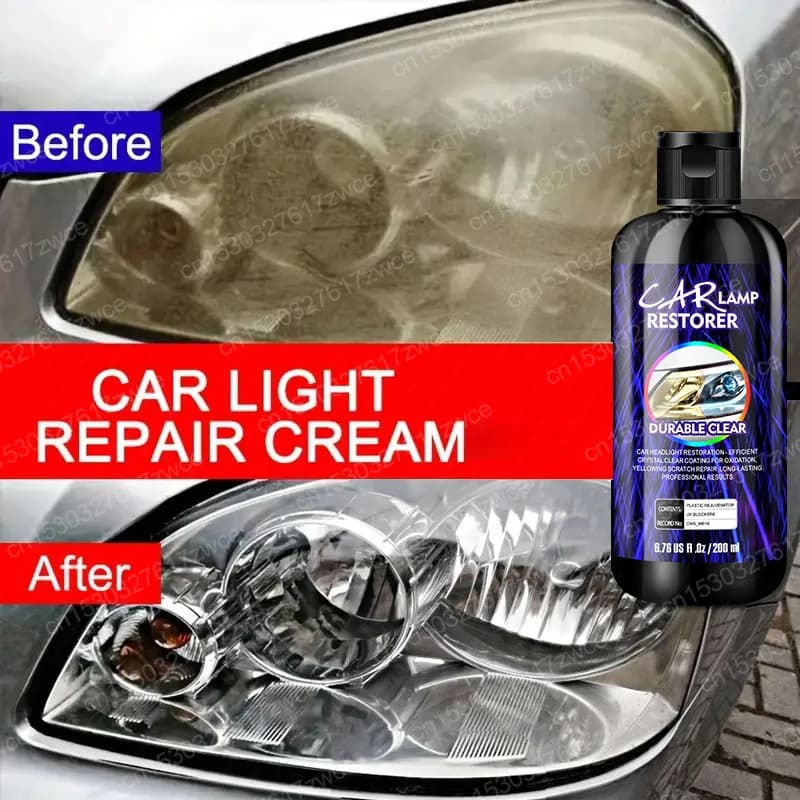 Restoration of headlights Polishing Removing scratches of headlights Repairing paste for cleaning Remove oxidation Polishing liquid for headlights LHB-16