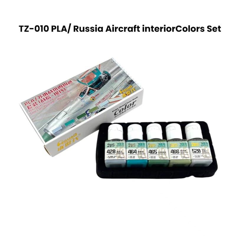 5 Bottle/Set Water-Based Paint Nano Technology Military Model Coloring Spraying Hand Painted Multi-Style Set Color Pigment