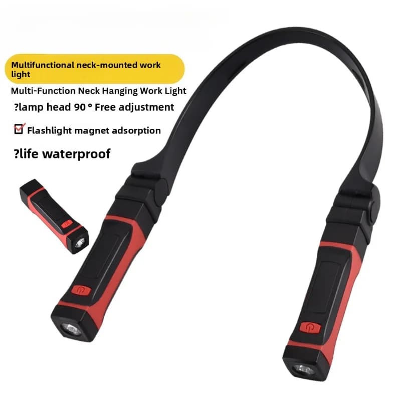 LED Neck Light Reading Light Outdoor Night Running Light Barbecue Light Camping Light Lighting Work Light Magnetic Attraction