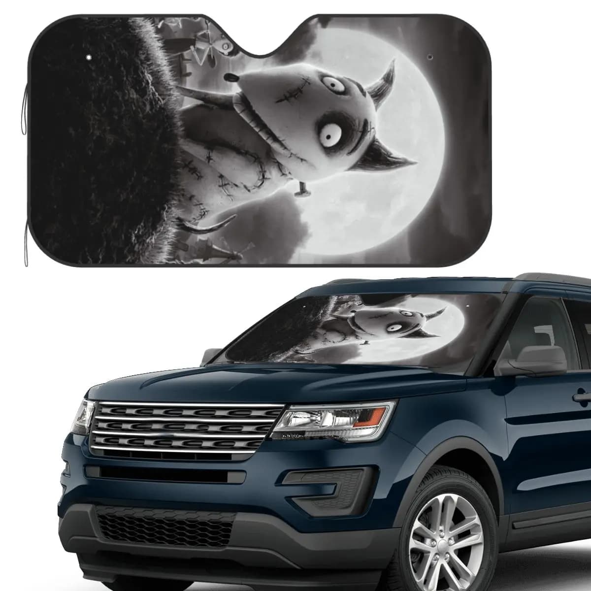 Sparky Dog Frankenweenie Parasole Parabrezza Parabrezza anteriore per auto Finestra Parasole Accessori Coperture