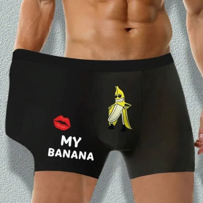 Men's Christmas Printed Boxer Briefs, Creative Holiday Underwear, European & American Style Wholesale