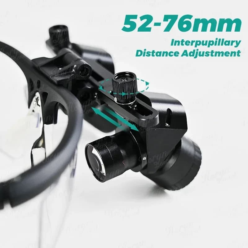 GG 4X 5X 6X Lab Surgerys Faro 48 Lenti d'ingrandimento angolari con lente d'ingrandimento binoculare LED da 5 W Distanza interpupilare 300-600 mm regolabile