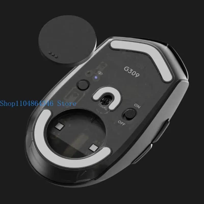 652F 1Set Ice Mouse Skates for G309 Mouse Feet Pad Glides Curveds Feet