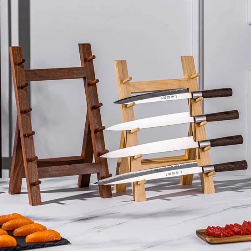 Commercial knife rack for Sashimi Polished to Hand, Kitchen shelf for Organization Restaurant and Home
