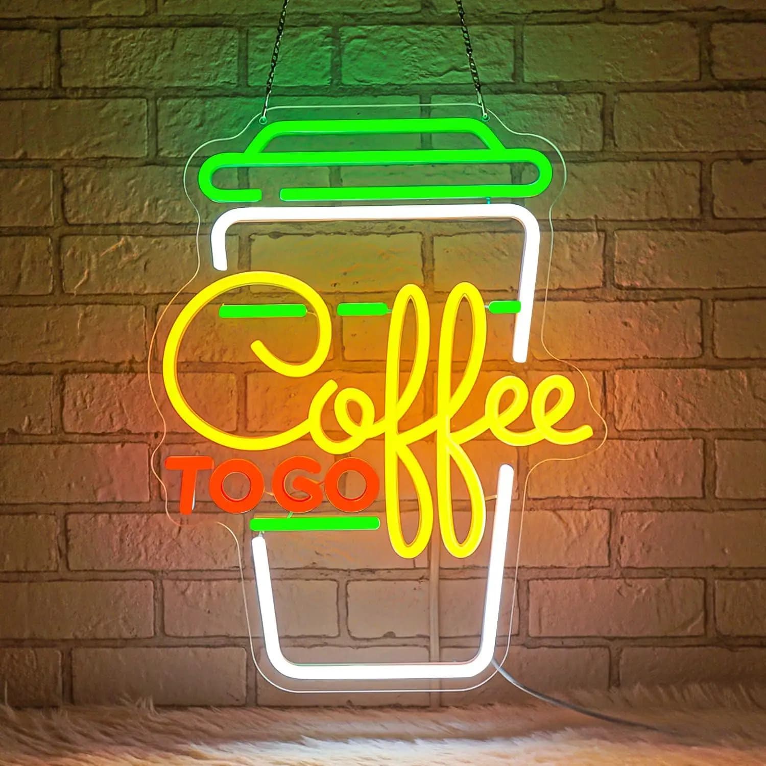 Insegna al Neon per Caffè, Luci LED Dimmerabili USB per Postazione Caffè, Bar, Cucina, Ristorante, Casa, Decorazione, Insegne Commerciali