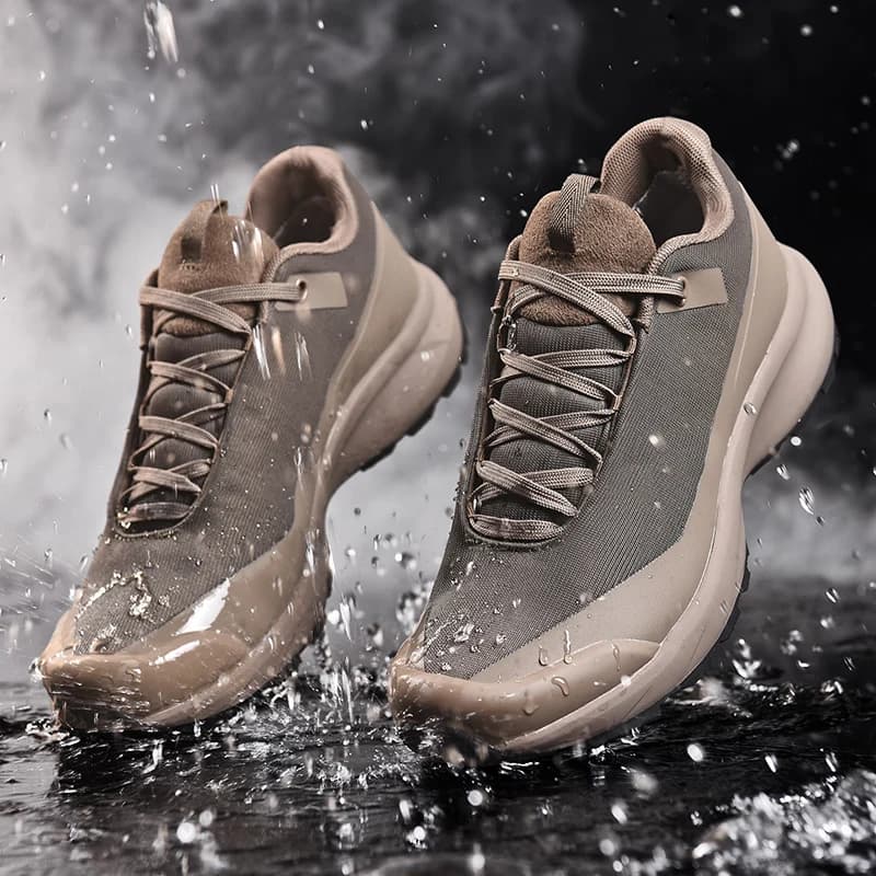 Scarpe da trekking impermeabili Scarpe sportive da uomo Scarpe da ginnastica da trekking da arrampicata traspiranti per uomo Nuovi stivaletti da uomo per lavoro di sicurezza all'aperto