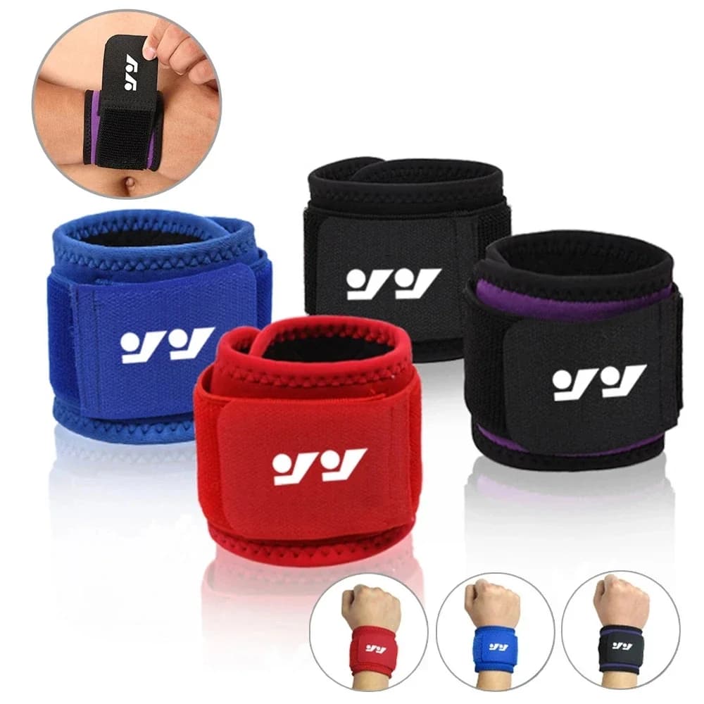 1PC cinturino elastico sottile compressione regolabile protezione per il polso supporto sportivo per basket corsa palestra fascia antisudore