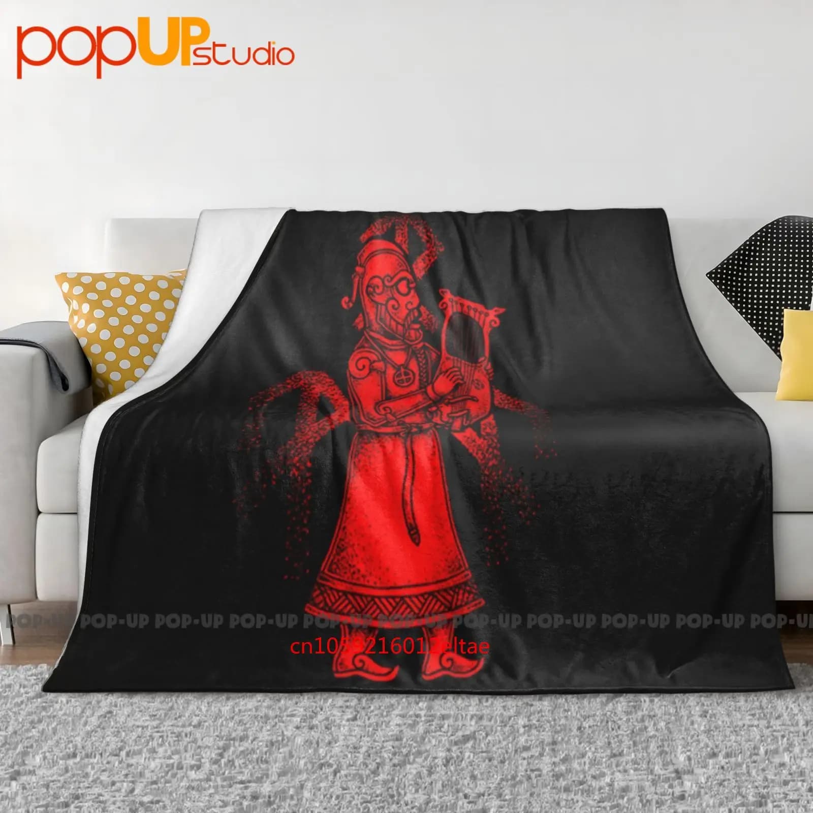 Wardruna Skald Band Logo Coperta ultra morbida Trapunta Copridivano invernale Copriletto