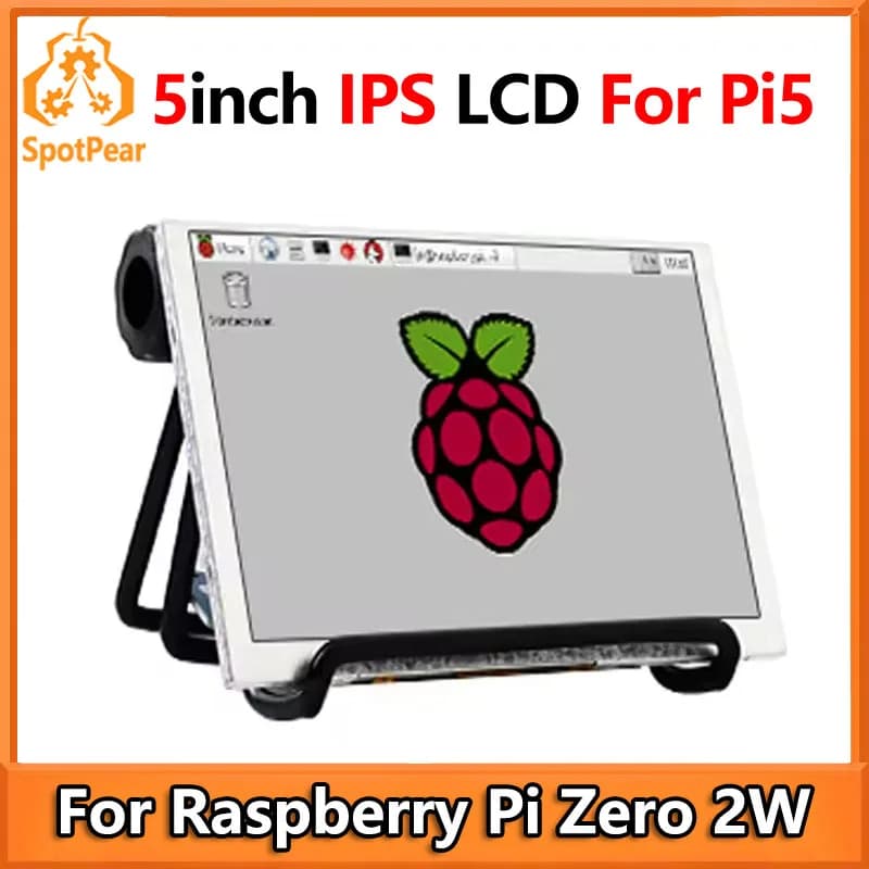 Raspberry Pi 5 inch LCD 800×480 DPI 5-inch IPS Display Interface for Raspberry Pi Zero 2W