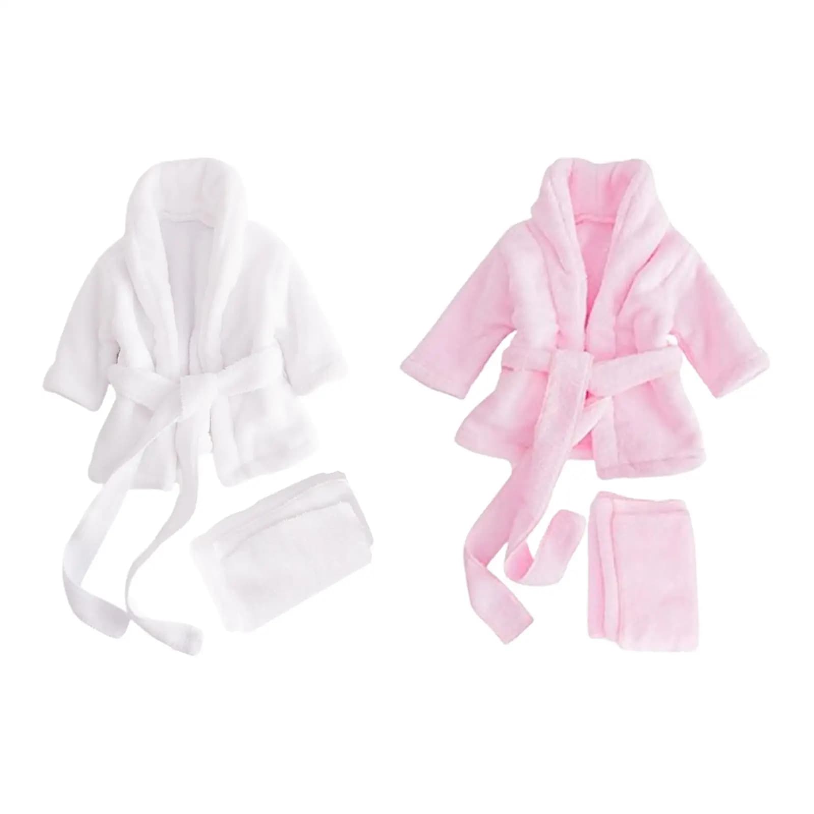 Comfortable set of bath towels for baby photo bathrobe