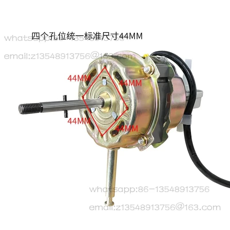 Motore per ventilatore da pavimento con filo di rame puro, doppio cuscinetto a sfera, ventilatore FS-40 da 16/18 pollici, motore per ventilatore elettrico con telecomando meccanico.