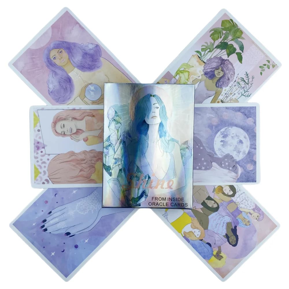 Carte Oracolo Shine From Inside per Divinazione, Intrattenimento, Feste e Giochi da Tavolo