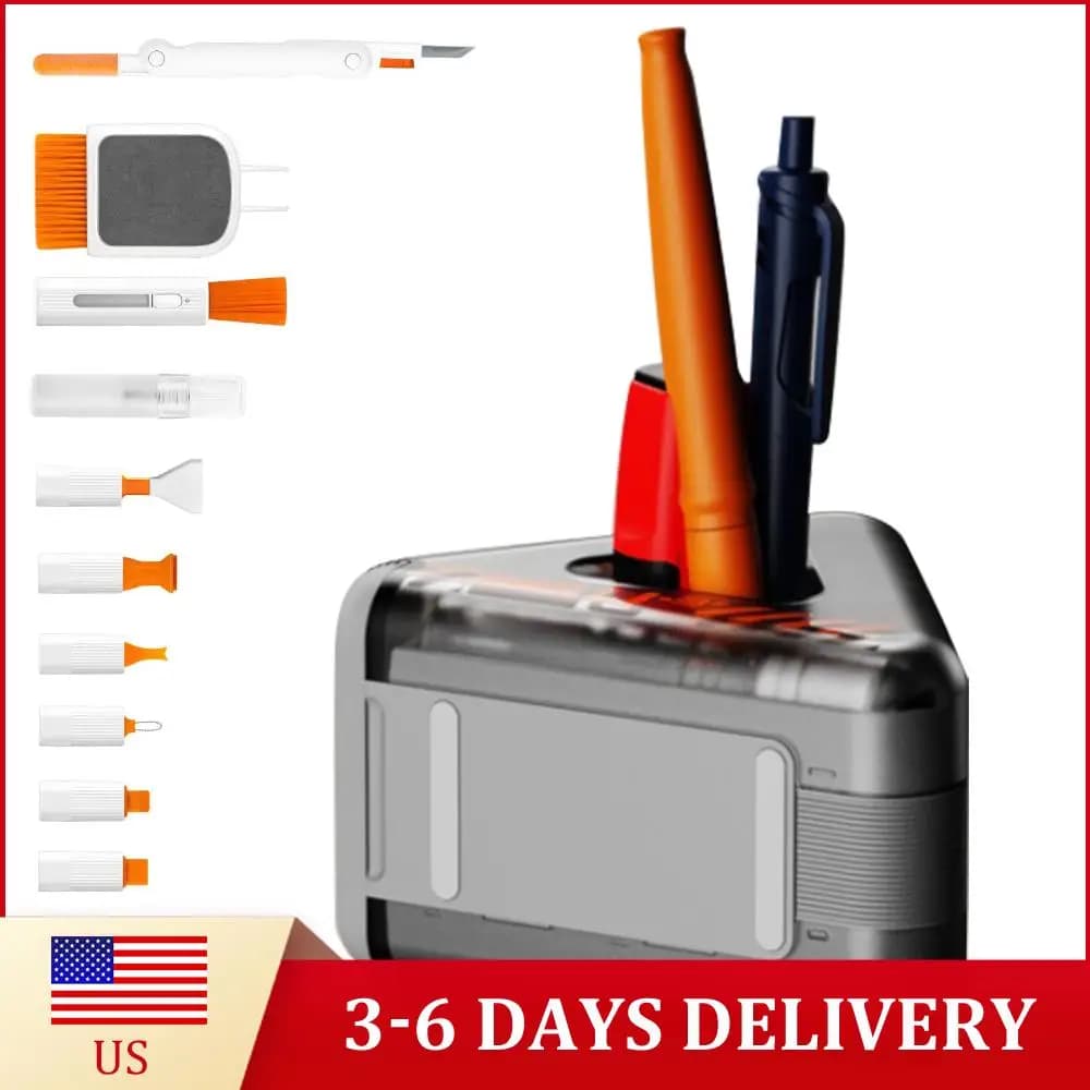 Kit di Pulizia Elettronica 25-in-1 Multifunzione per Telefoni, Tablet, Computer, Monitor, Fotocamere e Lenti