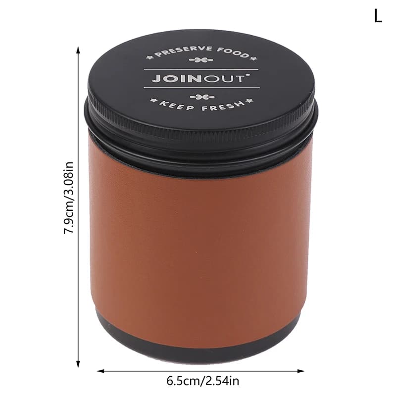 Mini barattolo di stoccaggio portatile per chicchi di caffè Contenitore sigillato per polvere di caffè in lega di alluminio Contenitore per tè in chicchi di caffè da campeggio all'aperto