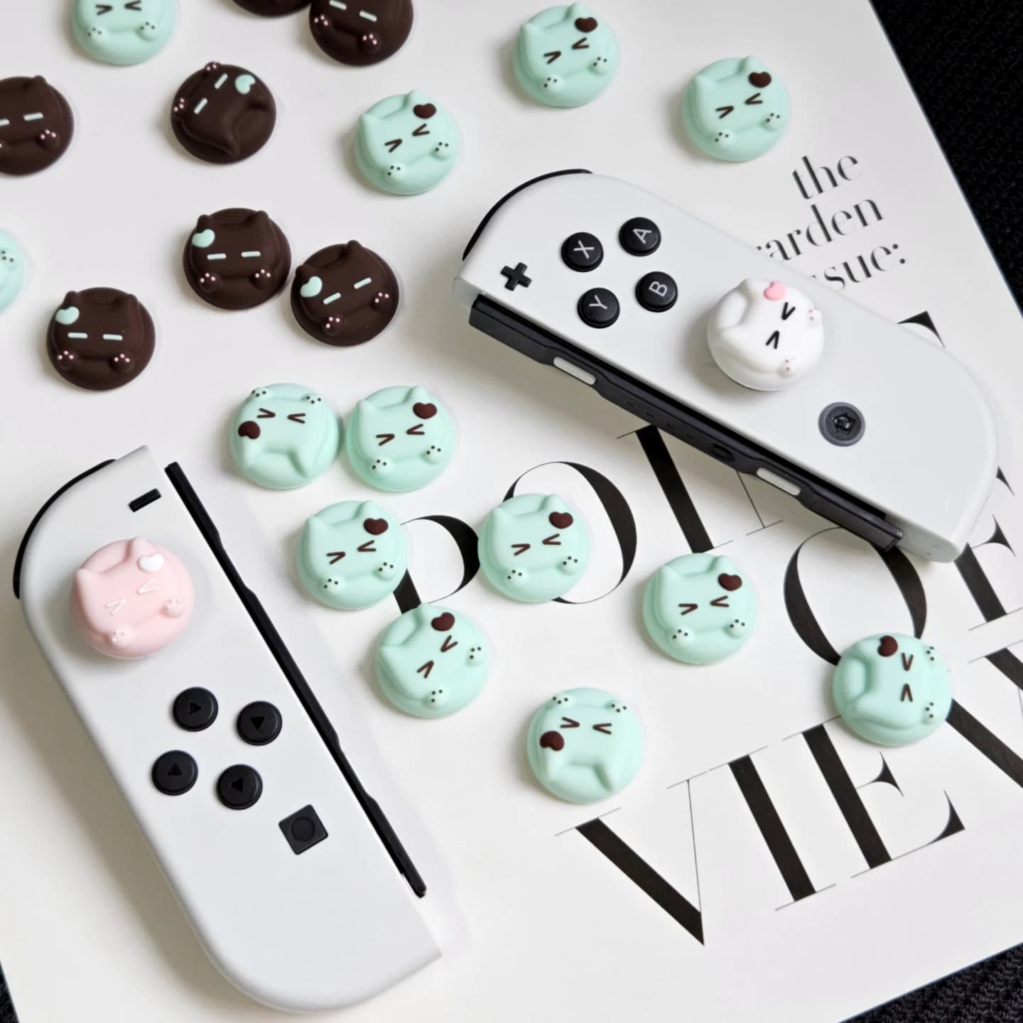 Cappucci per impugnatura in silicone Switch/Lite/OLED Joycon per accessori Nintendo Switch 2, per cappucci per impugnatura analogica in silicone per controller PS5