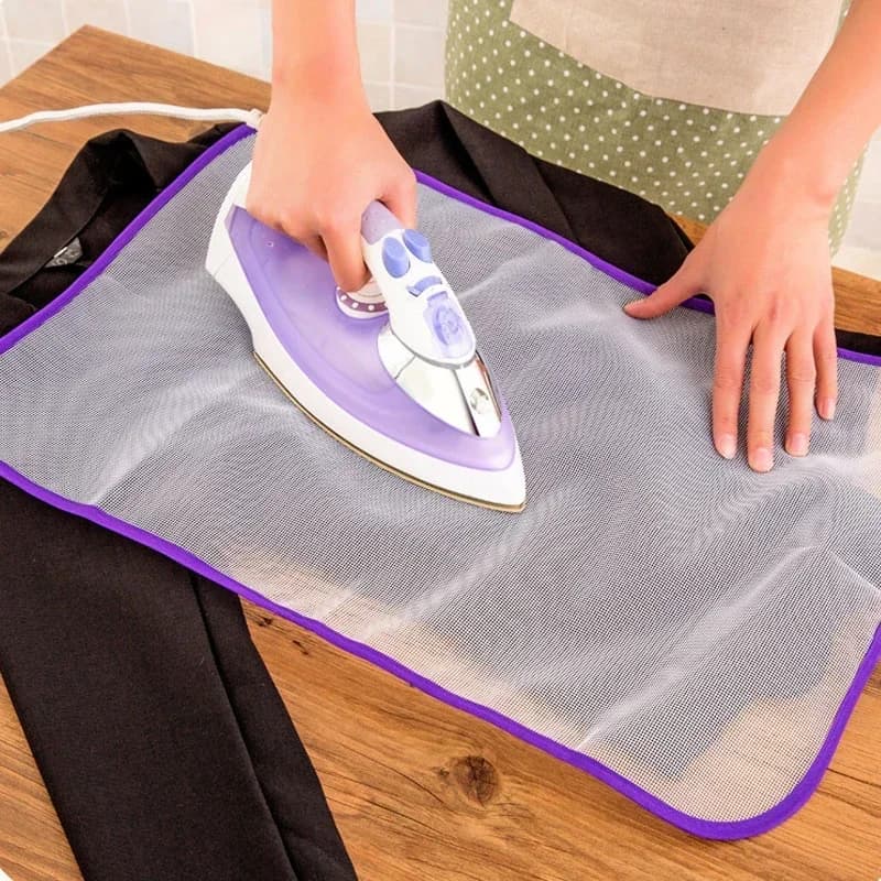 vvocci Protective Press Mesh Insulation Ironing Cloth Board Mat Cover 1pcs Against Pressing Pad Mini Iron Random Colors