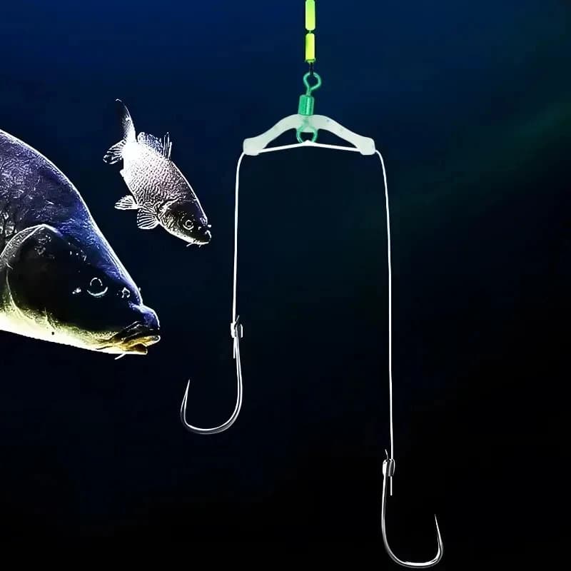 10 pz Anti-groviglio Linea di Pesca Piatta Biforcazione Spazio Bean 8/y Gancio di Pesca Separatore Anti Groviglio Splitter Richiamo Accessorie Strumento