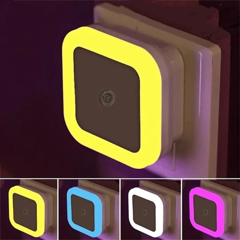 1 smart LED induction lamp that automatically illuminates at night, creative night light
