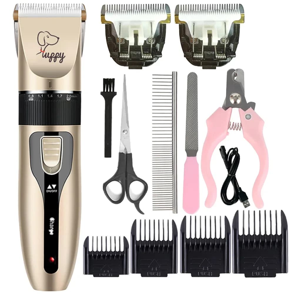 Tagliacapelli per cani Tagliacapelli per animali domestici/gatti/coniglio Toelettatura Taglio di capelli Trimmer professionale Set di rasoi Animali domestici Cordless Ricaricabili Promozioni