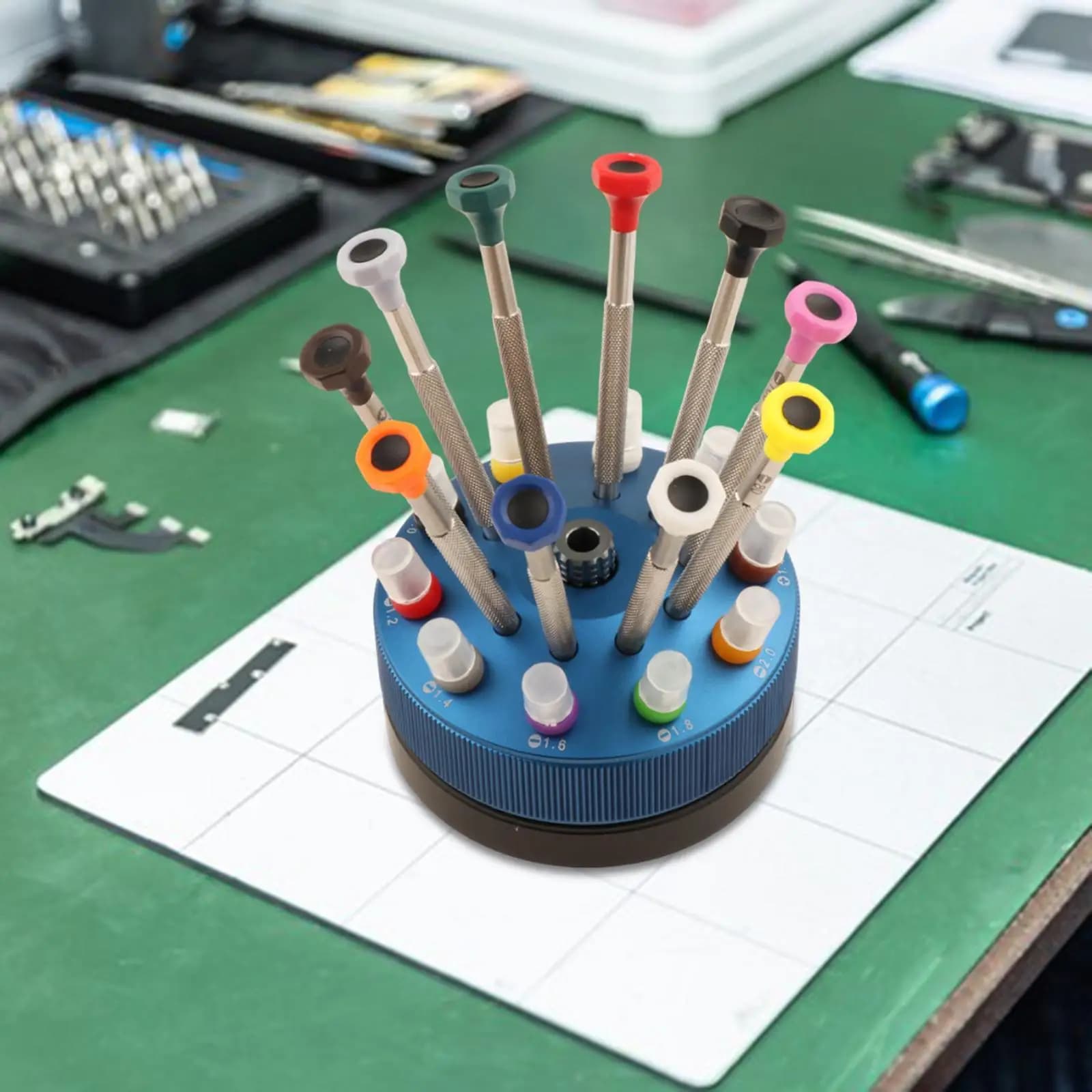 Set di 10 cacciaviti per orologi, kit di riparazione per orologi, hardware, scanalatura di precisione e
