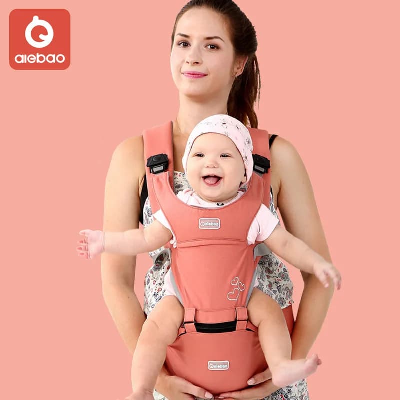 Multifunctional Ergonomic Baby Hip Seat Carrier Front Facing Adjustable Breathable Cotton Waist Stool for Newborn Infant Toddler