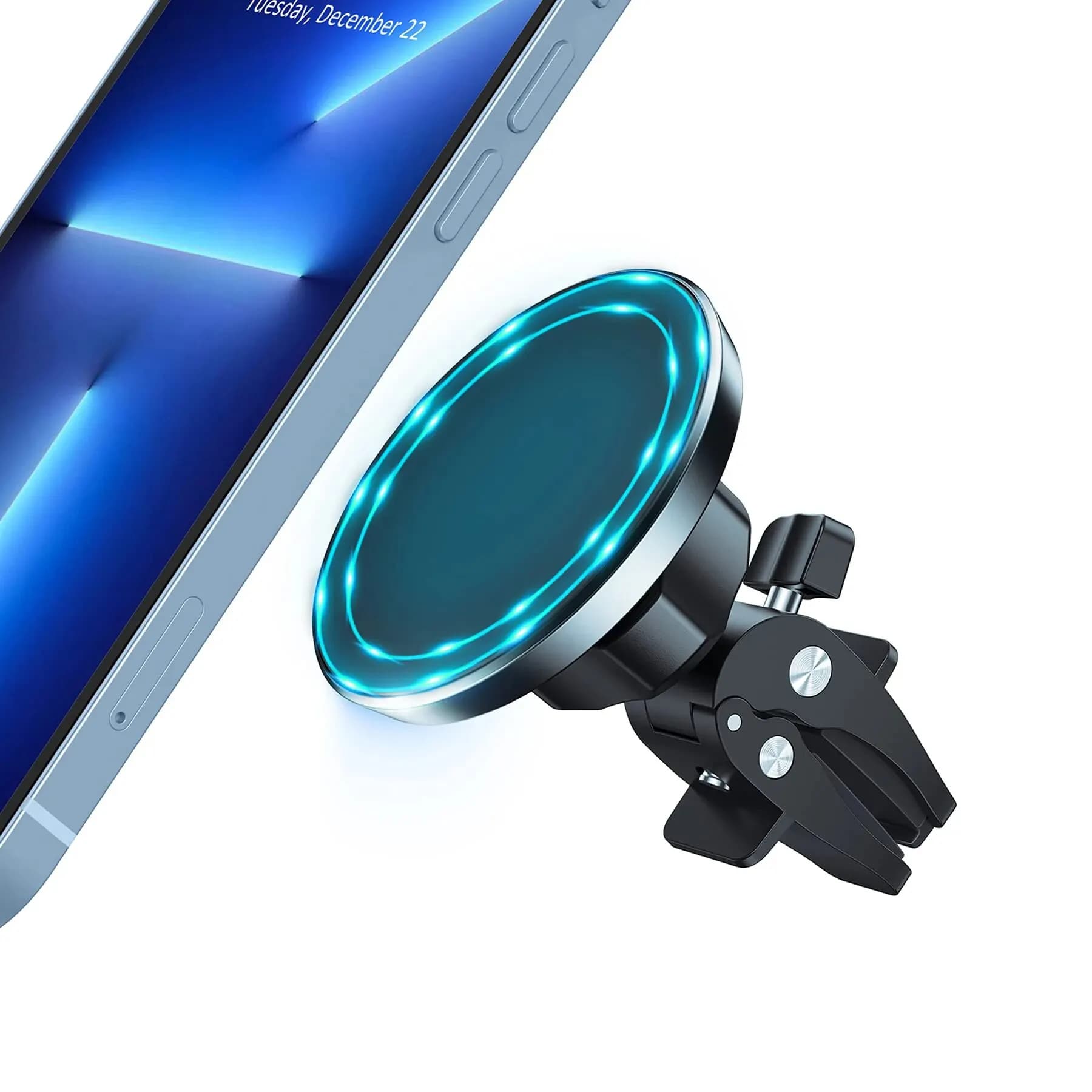 Supporto magnetico per telefono da auto supporto Macsafe in auto per iPhone Samsung Xiaomi Magnet Clip per presa d'aria per auto supporto per cellulare
