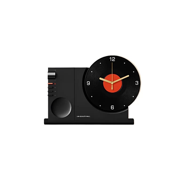Orologio in vinile, orologio da tavolo a pendolo, orologio da tavolo, orologio da tavolo ornamentale per soggiorno