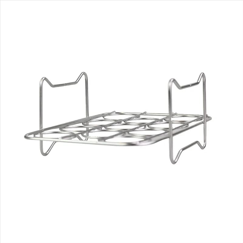 Parti di ricambio per rack per friggitrice ad aria in acciaio inossidabile per rack per cottura a vapore per uova da 1 pezzo per NINJA Foodi DZ201/401-A74P