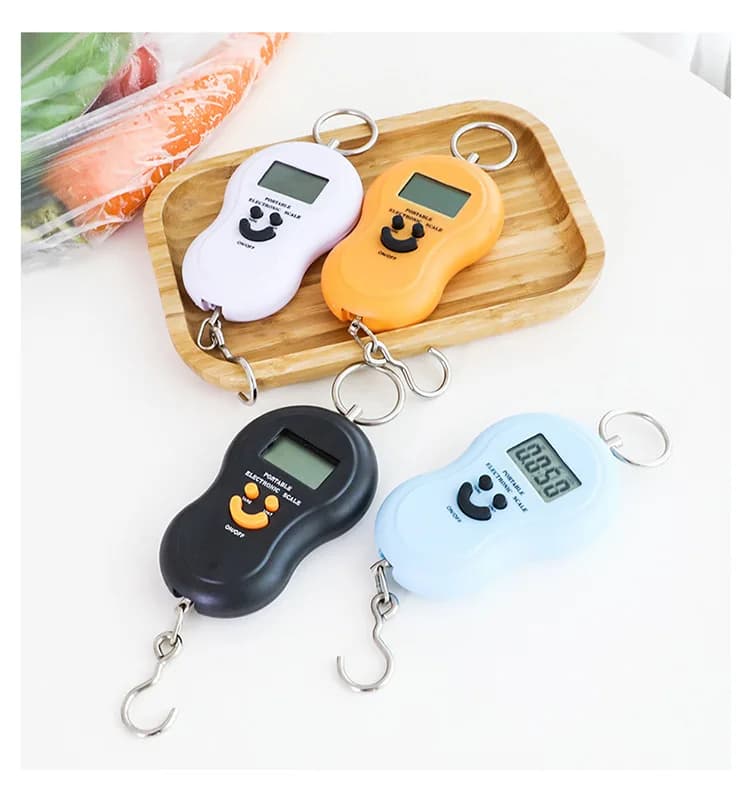 Electronic 50Kg 10g Hanging Scale LCD Digital Scale BackLight Fishing Weights Pocket Scale Luggage Scales
