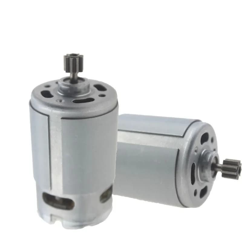 1PC RS550 Motore 12 Denti 9 Denti 7.2 9.6 10.8 12V 14.4V 16.8 18V 21 25VGear 3mmSpese Per Carica Senza Fili Trapano cacciavite