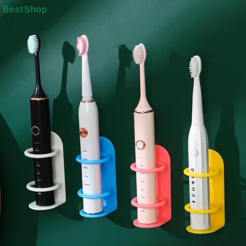 ♥ Electric Toothbrush Door Wall Satin Without Punching Storage Razor Organizer Bathroom Accessories